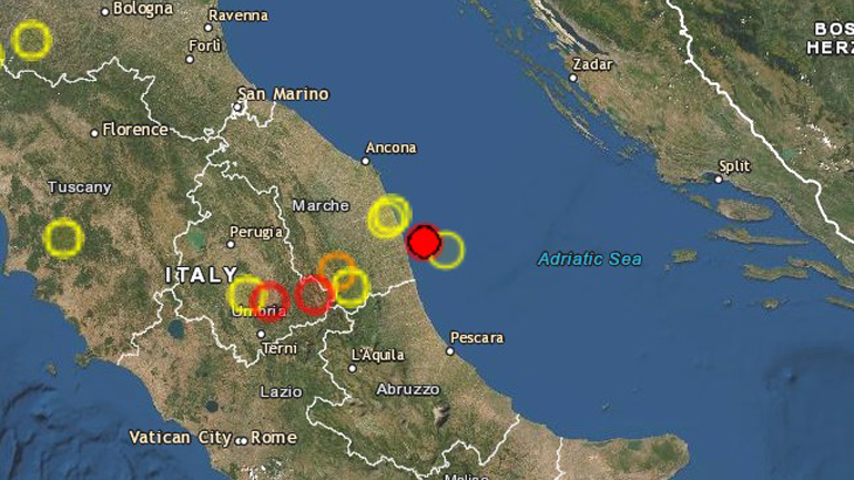 Σεισμός 4,3 Ρίχτερ στην Ιταλία