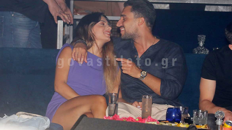 Σάκης Κατσούλης – Μαριαλένα Ρουμελιώτη: Τρυφερά τετ α τετ σε βραδινή τους έξοδο