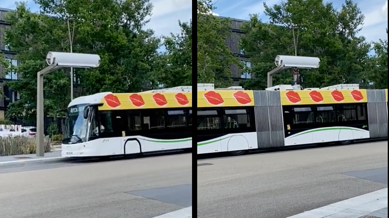 Σταθμός ταχείας φόρτισης για ηλεκτρικά λεωφορεία