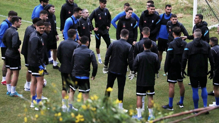 Νations League: Πρώτη προπόνηση της Εθνικής εν όψει Κοσόβου