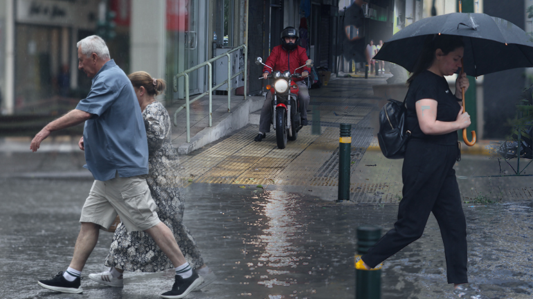 Η κακοκαιρία «Genesis» χτύπησε την Αττική