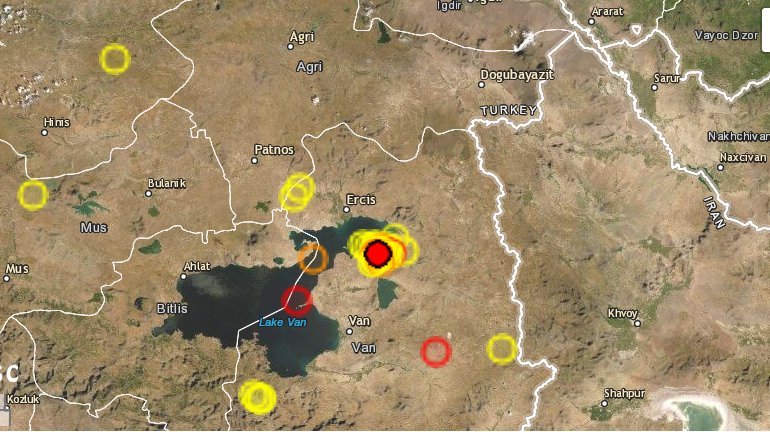 Σεισμός 5 ρίχτερ στην ανατολική Τουρκία