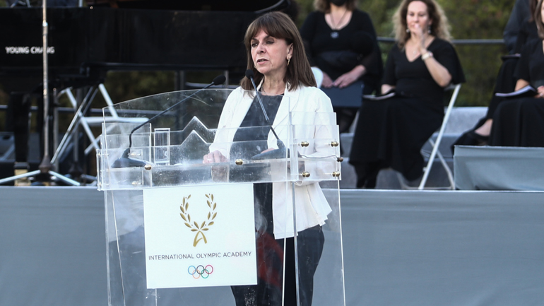 Σακελλαροπούλου: Στην έναρξη των εργασιών της 62ης Διεθνούς Συνόδου για Νέους Ολυμπιακούς Πρεσβευτές