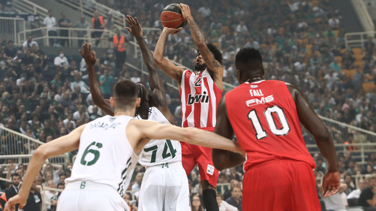 Δεύτερη νίκη για τον Ολυμπιακό, 78-72 τον Παναθηναϊκό στο ΟΑΚΑ