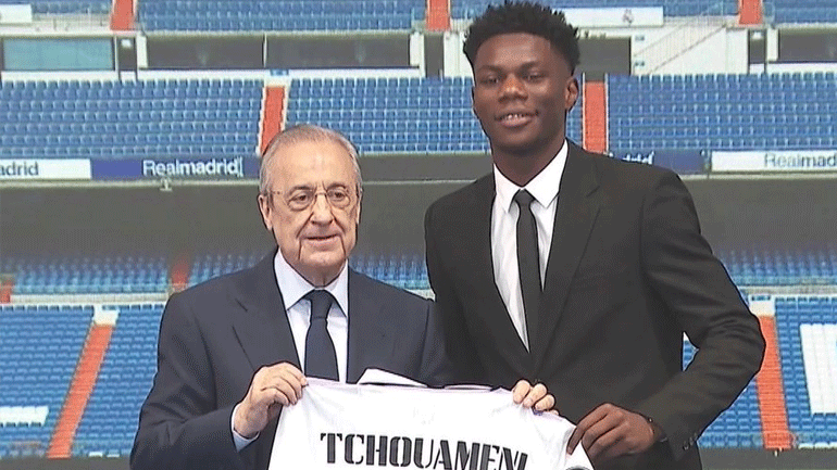 Ισπανία: Η Ρεάλ παρουσίασε τον Τσουαμενί κι ο Πέρεθ