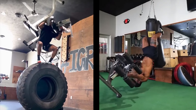 Ένας άντρας μπαίνει σε ένα διαφορετικό γυμναστήριο