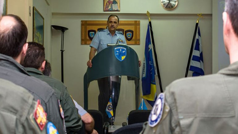 Επίσκεψη του Αρχηγού ΓΕΑ στην 350 Πτέρυγα Κατευθυνομένων Βλημάτων στη Θεσσαλονίκη Επίσκεψη του Αρχηγού ΓΕΑ στην 350 Πτέρυγα Κατευθυνομένων Βλημάτων στη Θεσσαλονίκη