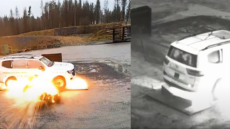 Έτσι τεστάρουν τα θωρακισμένα οχήματα. Με χειροβομβίδες και ατελείωτες σφαίρες