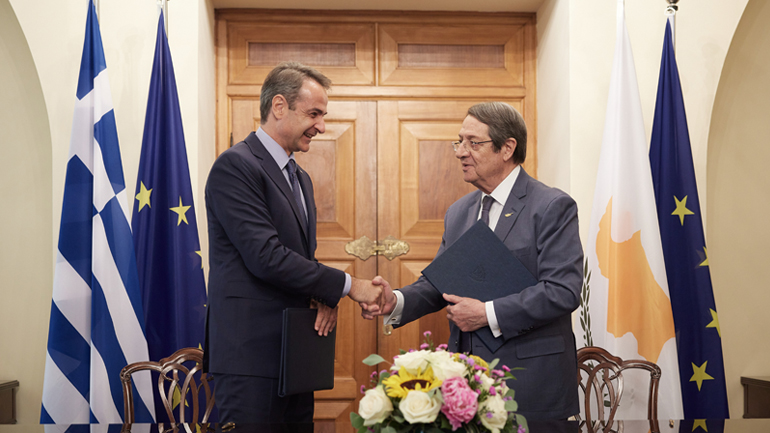 Μητσοτάκης στο συνέδριο του ΔΗΣΥ: Ισχυρή Ελλάδα σημαίνει ισχυρός ελληνισμός και ισχυρή Κύπρος