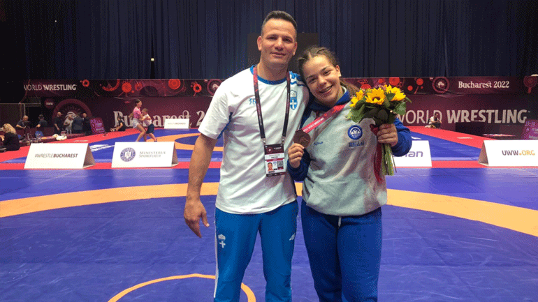 Πάλη: «Χάλκινη» στο Ευρωπαϊκό η Νικολέτα Μπάρμπα