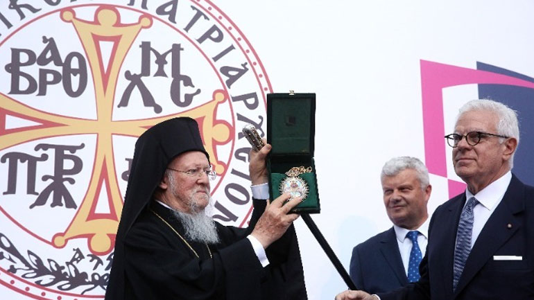 Αναγόρευση του Οικουμενικού Πατριάρχη σε επίτιμο καθηγητή του Ελληνικού Ανοικτού Πανεπιστημίου