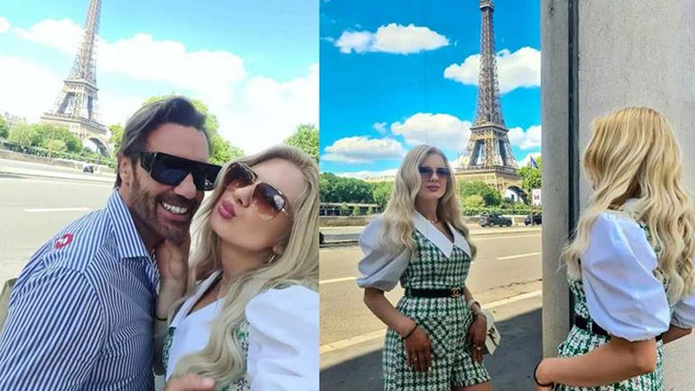 Στράτος Τζώρτζογλου – Σοφία Μαριόλα: Το φωτογραφικό άλμπουμ από το ταξίδι τους στο Παρίσι