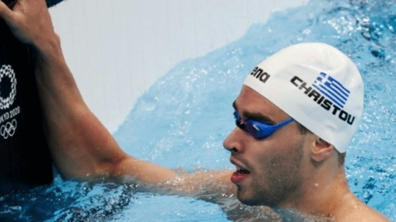 Κολύμβηση: Πανελλήνιο ρεκόρ και ρεκόρ αγώνων ο Χρήστου στα 100μ. ύπτιο