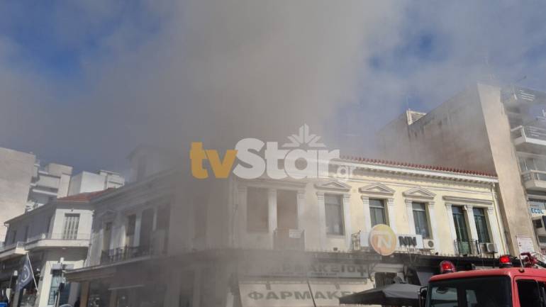 Λαμία: Φωτιά σε καμινάδα καταστήματος εστίασης