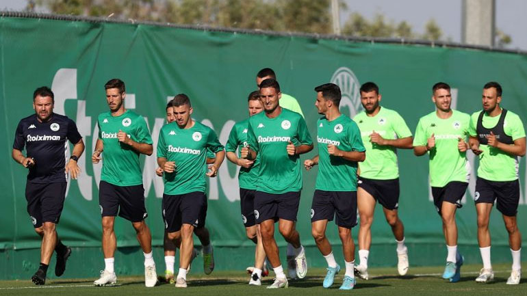 Παναθηναϊκός: Πρώτη προπόνηση με 21 παίκτες και τους Λοντίγκιν, Γκάνεα