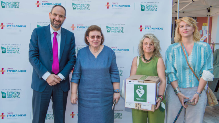 Όμιλος Ευρωκλινικής: Με αυτόματο απινιδωτή εξοπλίζεται ο αρχαιολογικός χώρος της Ακρόπολης