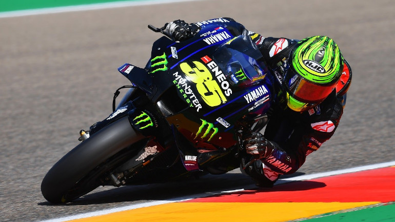 Ο Crutchlow στη σέλα της M1.