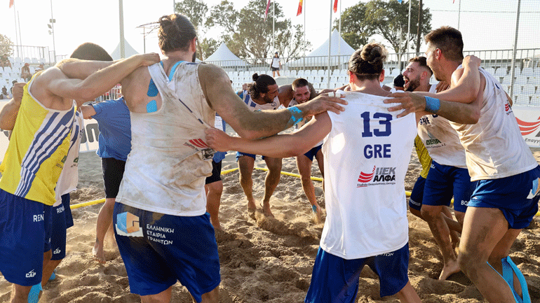 Παγκόσμιο πρωτάθλημα Beach handball: Στα προημιτελικά η Εθνική ανδρών