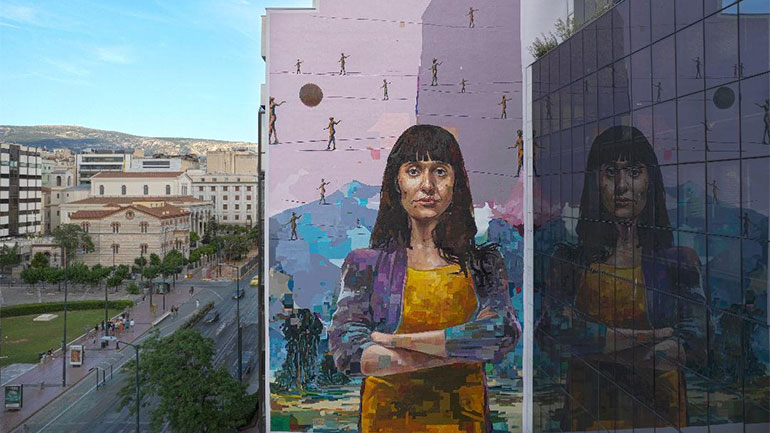 Mια εικαστική παρέμβαση στο κέντρο της Αθήνας για την ισότητα των φύλων