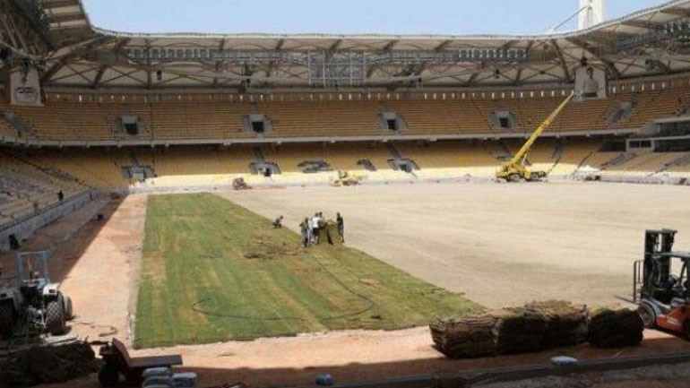 ΑΕΚ: Προχωρά το στρώσιμο του χλοοτάπητα στην «Αγια-Σοφιά Opap Arena»