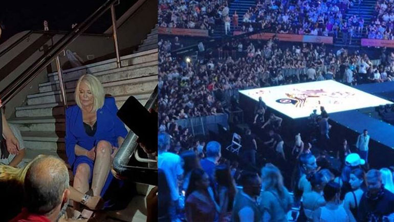 Τραυματίστηκε η Ρούλα Κορομηλά στα βραβεία MAD μετά τον καβγά!