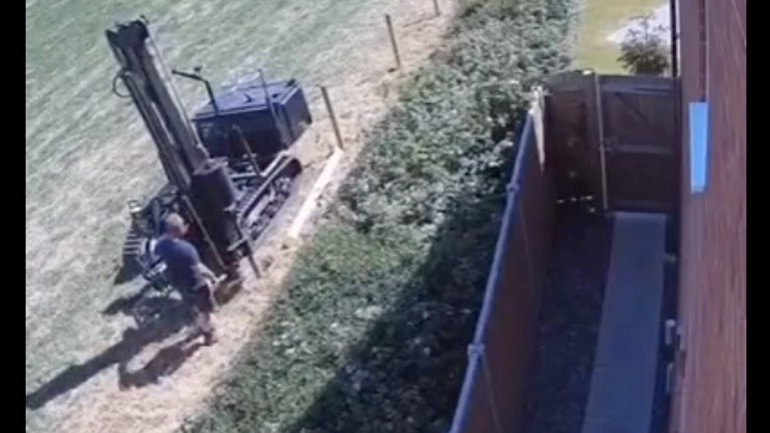 Κακή έκπληξη κατά την εγκατάσταση ενός φράχτη 