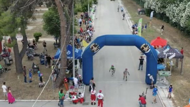 Εκπληκτικά εναέρια πλάνα από το 1ο Event Inline Speed Skating στην Πάτρα