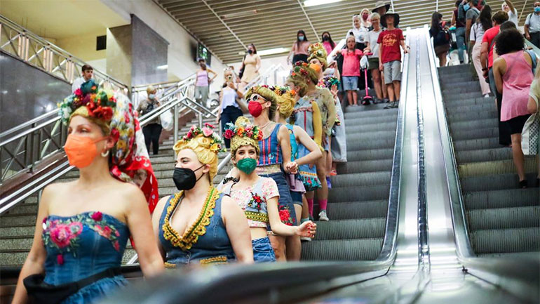 Εθνικό Θέατρο: Ένα ξεχωριστό δρώμενο στον σταθμό του Συντάγματος