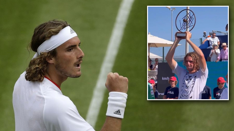 Πρώτος τίτλος για τον Τσιτσιπά στο γρασίδι!