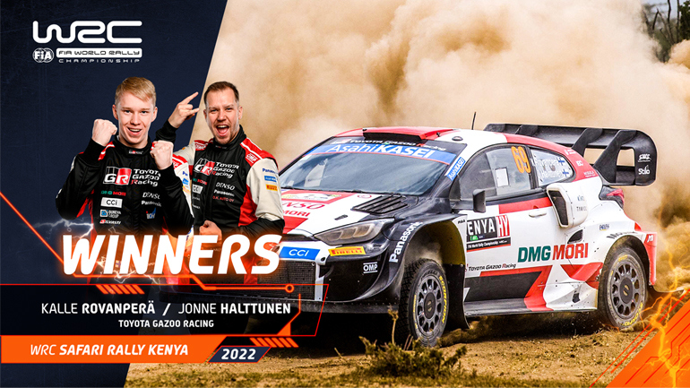 Kalle Rovanpera: Ο απόλυτος κυρίαρχος στο Rally Safari – Σάρωσε η Toyota στον δύσκολο αγώνα της Αφρικής
