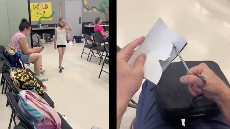 Πορτρέτο με ένα ψαλίδι