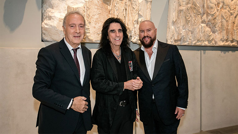 Σκληρό ροκ στο Μουσείο Ακρόπολης με Desmond Child και Alice Cooper