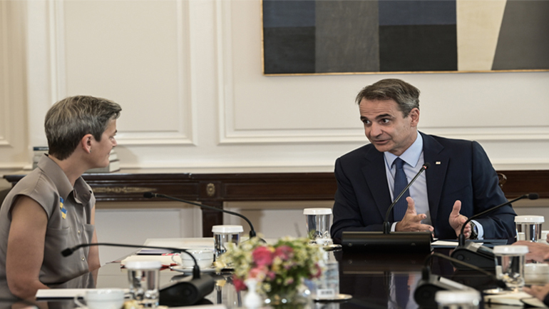 Μητσοτάκης: Θέλουμε ανάπτυξη από επενδύσεις και καινοτομία -Βεστάγκερ: Η Ελλάδα πέτυχε κάτι πραγματικά εντυπωσιακό