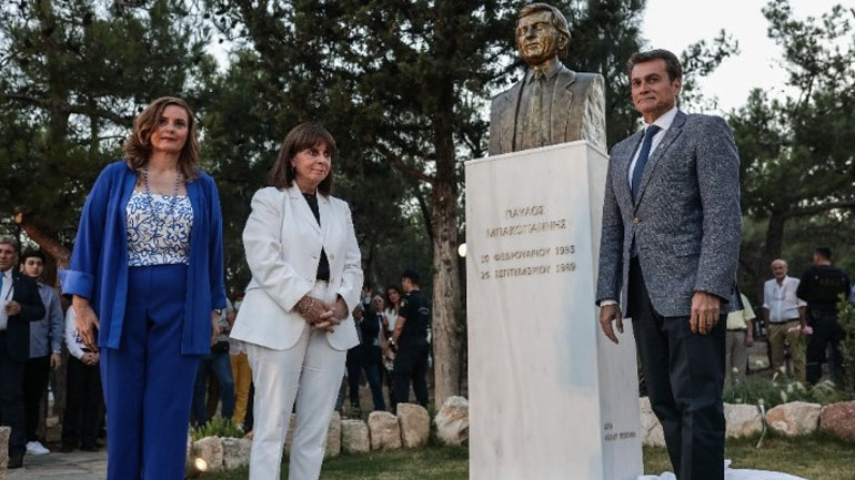 Αποκαλυπτήρια προτομής του Παύλου Μπακογιάννη στο Παλαιό Ψυχικό