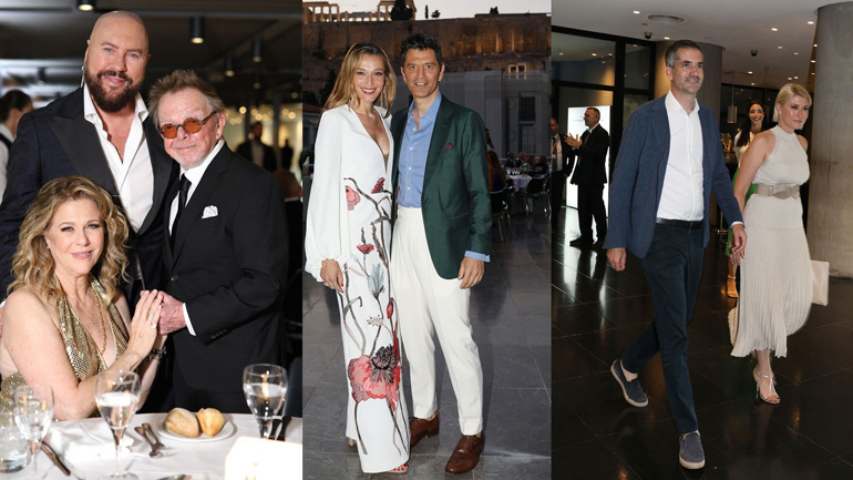 Λαμπερές εμφανίσεις σε φιλανθρωπικό gala κάτω από την Ακρόπολη