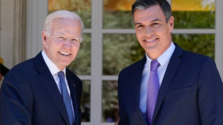 Μπάιντεν και Σάντσεθ συμφώνησαν να συνεργαστούν για την ενεργειακή ασφάλεια της Ευρώπης