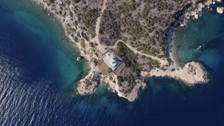 Δείτε από ψηλά τον Φάρο Κόγχη ο οποίος λειτούργησε για πρώτη φορά το 1901