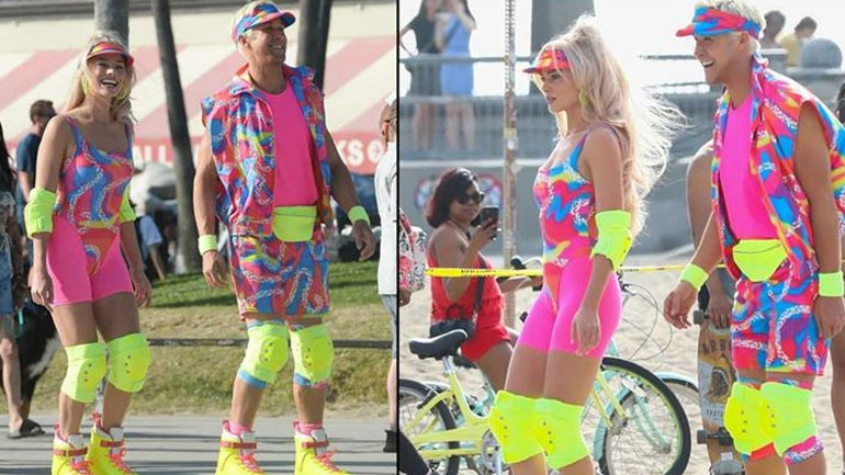 Margot Robbie – Ryan Gosling: Με matchy matchy outfits στα γυρίσματα της «Barbie»