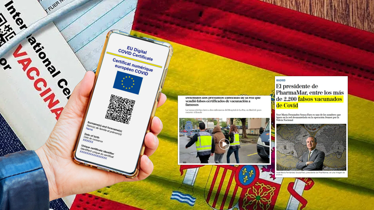 Με «μαϊμού» πιστοποιητικό εμβολιασμού ο πρόεδρος μεγάλης ισπανικής φαρμακευτικής