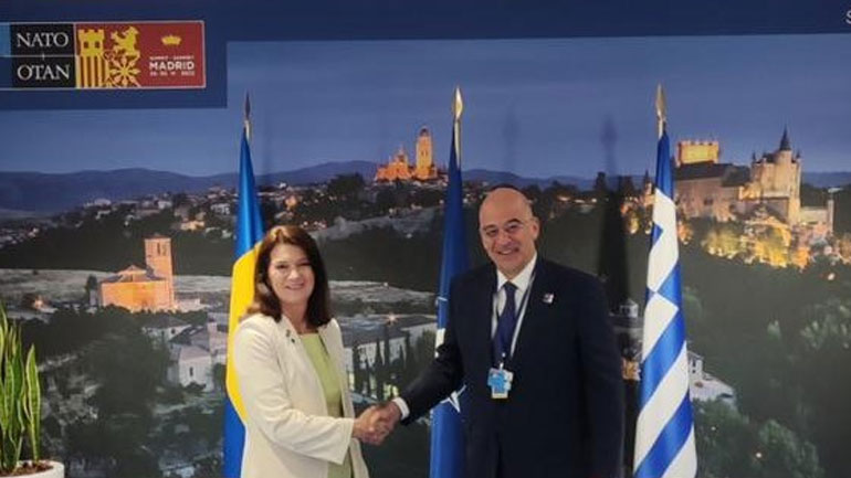 Δένδιας: Η Ελλάδα ασκεί πολιτική αρχών και υποστηρίζει την ένταξη Σουηδίας και Φινλανδίας στο ΝΑΤΟ