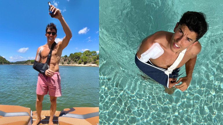 Για την ώρα, απολαμβάνει τις διακοπές του ο Ισπανός.