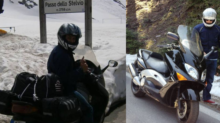 Αμέτρητα χιλιόμετρα με το T-MAX σε Ελλάδα και Ευρώπη.