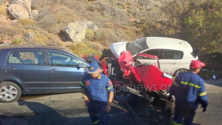 Τροχαίο με νεκρό και τέσσερις σοβαρά τραυματίες στο Ρέθυμνο