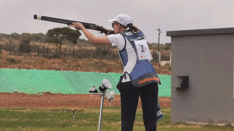 Μεσογειακοί Αγώνες: Ασημένιο μετάλλιο από την Έμμα Κατζουράκη στη σκοποβολή