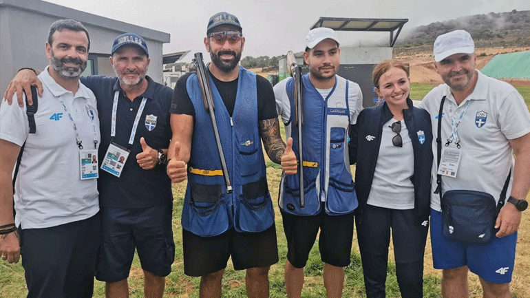 Μεσογειακοί Αγώνες: Ασημένιο μετάλλιο από τον Μάκη Μίτα στη σκοποβολή