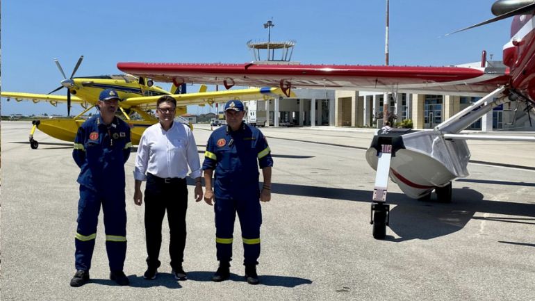 Ενισχύονται με δύο αμφίβια αεροσκάφη τα εναέρια πυροσβεστικά μέσα στη Θράκη Ενισχύονται με δύο αμφίβια αεροσκάφη τα εναέρια πυροσβεστικά μέσα στη Θράκη