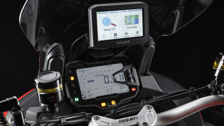 Εξελιγμένο σύστημα πλοήγησης σχεδιασμένο από την Ducati.