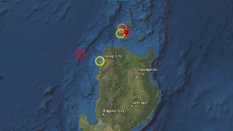 Σεισμός 5,9 ρίχτερ βόρεια των Φιλιππίνων