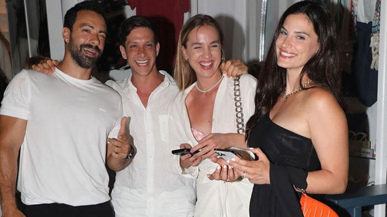 Χριστίνα Μπόμπα & Σάκης Τανιμανίδης: Νυχτοπερπατήματα στη Μύκονο