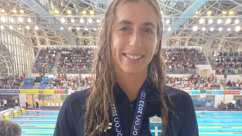 Μεσογειακοί Αγώνες: Ασημένιο μετάλλιο στα 50μ. ύπτιο η Ντουντουνάκη